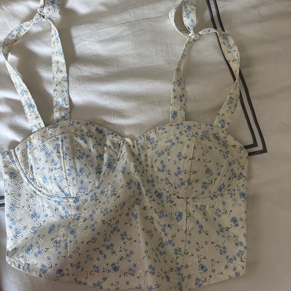 Acoa Floral Bustier
